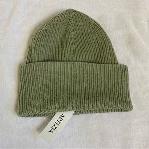 NWT Aritzia Sage Green Beanie